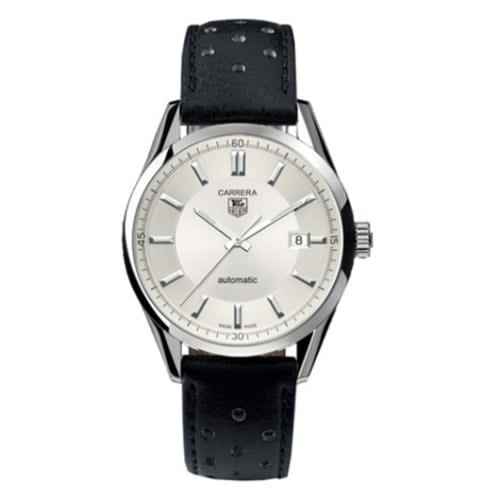 TAG Heuer Carrera Calibre 5 39 Stainless Steel / Silver / Calf