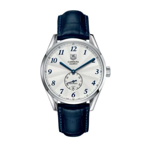 TAG Heuer Carrera Calibre 6 39 Heritage Stainless Steel / Silver / Alligator
