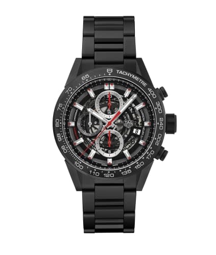 TAG Heuer Carrera Calibre Heuer 01 43 Black Ceramic / Stainless Steel / Bracelet
