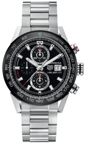TAG Heuer Carrera Calibre Heuer 01 43 Stainless Steel / Black / Bracelet