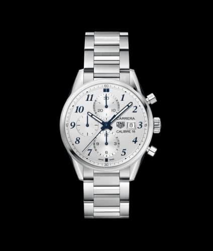 TAG Heuer Calibre 16 41 Stainless Steel / Silver Heritage / Bracelet