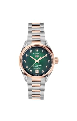 TAG Heuer Carrera Automatic 29 Stainless Steel - Pink Gold / KSA Edition