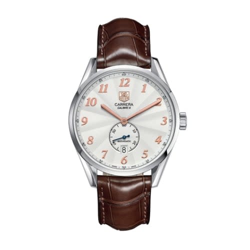 TAG Heuer Carrera Calibre 6 39 Heritage Stainless Steel / Silver / Alligator