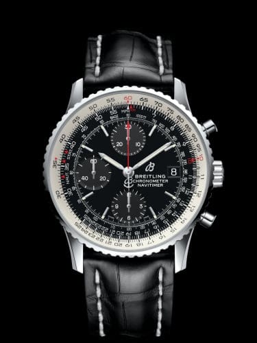 Breitling Navitimer 1 Chronograph 41 Stainless Steel / Black / Black Croco / Pin