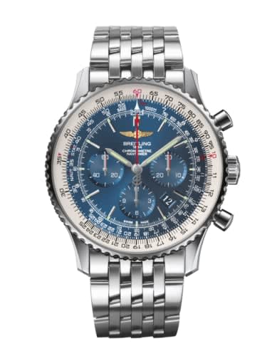 Breitling Navitimer 01 46 Stainless Steel / Aurora Blue / Bracelet
