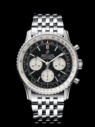 Breitling Navitimer 1 B01 Chronograph 43 Stainless Steel / Black / Bracelet