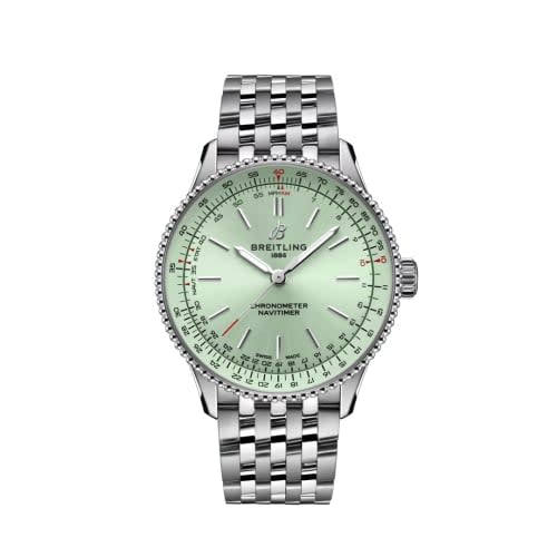 Breitling Navitimer Automatic 36 Stainless Steel / Mint Green / Bracelet