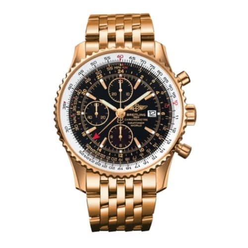 Breitling Navitimer World Red Gold / Black / Bracelet