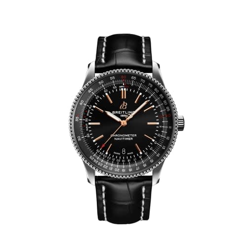 Breitling Navitimer Automatic 41 Automatic Stainless Steel / Black / Croco / Folding