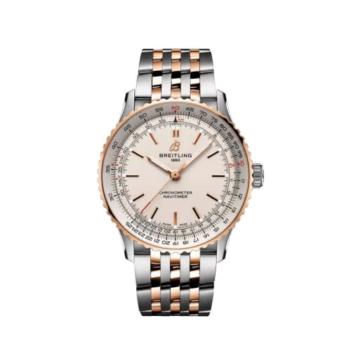 Breitling Navitimer Automatic 41 Automatic Stainless Steel - Red Gold / Silver / Bracelet