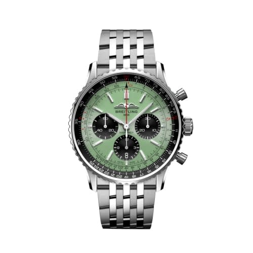 Breitling Navitimer B01 Chronograph 43 Stainless Steel / Mint Green / Bracelet