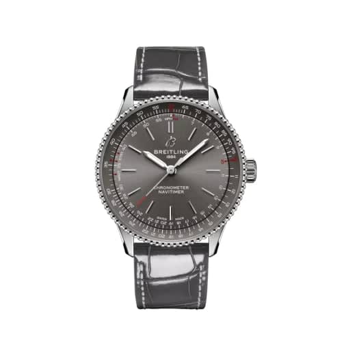 Breitling Navitimer Automatic 36 Stainless Steel / Grey / Alligator