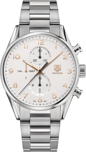 TAG Heuer Carrera Calibre 1887 43 Stainless Steel / Silver / Bracelet