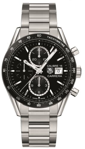 TAG Heuer Carrera Calibre 16 41 Stainless Steel / Black / Bracelet