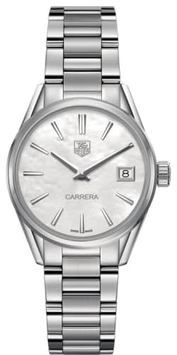 TAG Heuer Carrera Lady Quartz 32 Stainless Steel / MOP / Bracelet