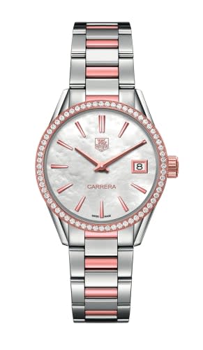 TAG Heuer Carrera Lady Quartz 32 Stainless Steel / Rose Gold / Diamond / MOP / Bracelet