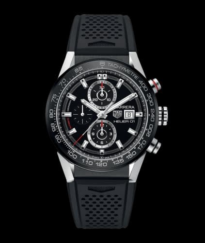 TAG Heuer Carrera Calibre Heuer 01 43 Stainless Steel / Black / Rubber