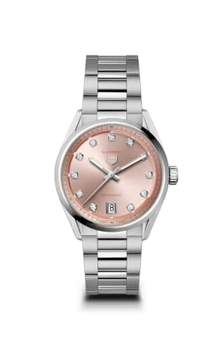 TAG Heuer Carrera Date 36 Stainless Steel / Rose - Diamond