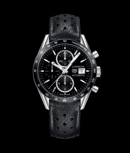 TAG Heuer Carrera Calibre 16 41 Stainless Steel / Black / Calf