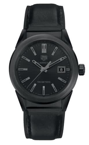 TAG Heuer Carrera Quartz 36 Stainless Steel PVD / Black / Calf