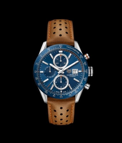 TAG Heuer Carrera Calibre 16 41 Stainless Steel / Blue / Calf