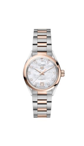 TAG Heuer Carrera Automatic 29 Stainless Steel - Pink Gold / MOP / Bracelet