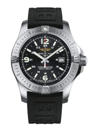 Breitling Colt Quartz Volcano Black / Rubber / Pin