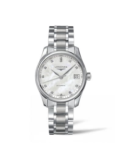 Longines Master Collection Date 34 Stainless Steel / MOP / Bracelet