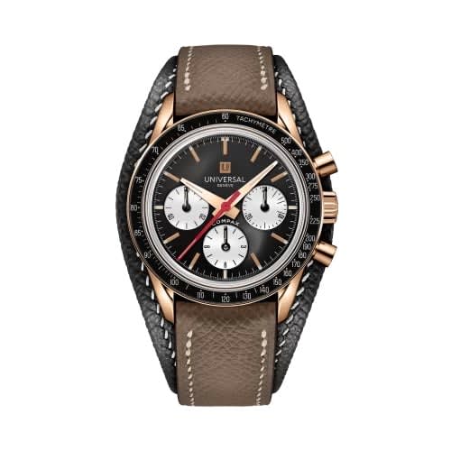 Universal Genève Universal Genève Tribute to Compax Red Gold / Black