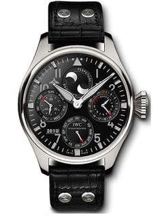 IWC Schaffhausen Big Pilot Perpetual Calendar Stainless Steel / Black / Zegg &amp; Cerlati