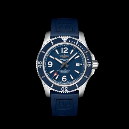 Breitling Superocean 44 Stainless Steel / Blue / Rubber / Folding