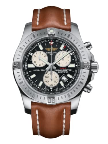 Breitling Colt Chronograph Volcano Black / Calf / Pin