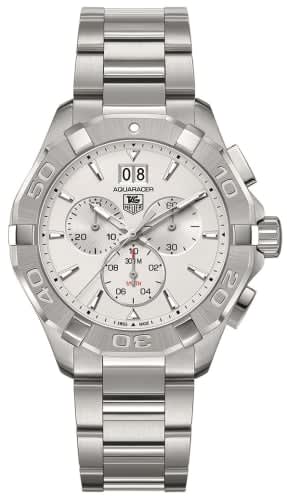 TAG Heuer Aquaracer 300M Quartz Chronograph 43 Stainless Steel / Sivler / Bracelet