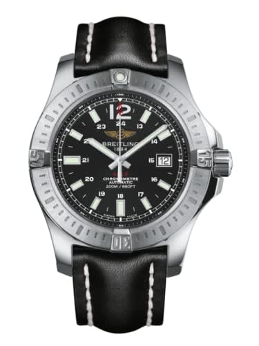 Breitling Colt 44 Automatic Volcano Black / Calf