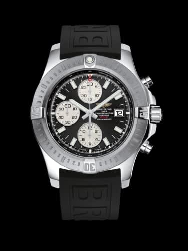 Breitling Colt Chronograph Automatic Stainless Steel / Volcano Black / Rubber / Folding