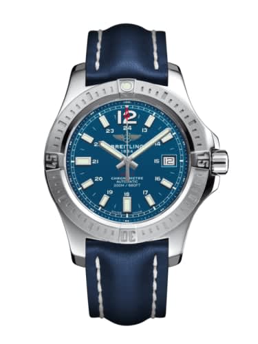 Breitling Colt 41 Automatic Mariner Blue / Calf
