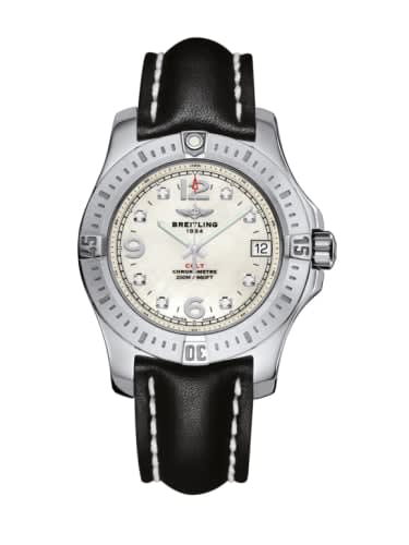 Breitling Colt 36 Pearl Diamond / Calf / Pin
