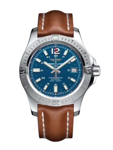 Breitling Colt 41 Automatic Mariner Blue / Calf