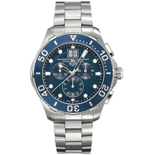 TAG Heuer Aquaracer 300M Quartz Chronograph 43 Stainless Steel / Blue / Bracelet