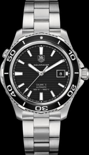 TAG Heuer Aquaracer 500M Calibre 5 41 Stainless Steel / Black / Bracelet