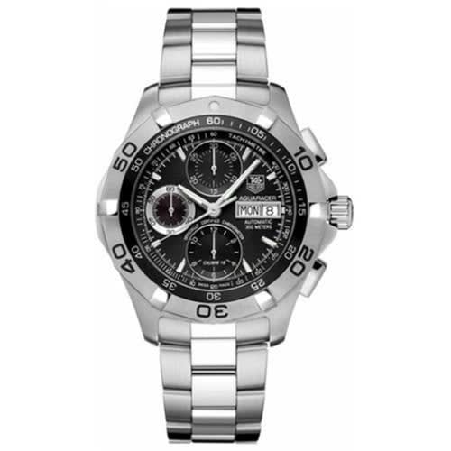 TAG Heuer Aquaracer 300M Calibre 16 Day-Date COSC Stainless Steel / Black / Bracelet