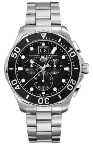 TAG Heuer Aquaracer 300M Quartz Chronograph 43 Stainless Steel / Black / Bracelet
