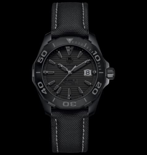 TAG Heuer Aquaracer 300M Calibre 5 41 Titanium PVD / Black Phantom / Nylon