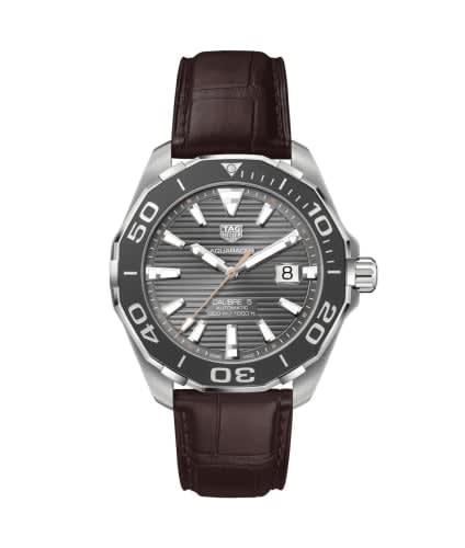 TAG Heuer Aquaracer 300M Calibre 5 43 Stainless Steel / Grey / Strap
