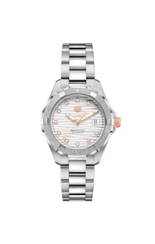 TAG Heuer Aquaracer 300M Calibre 9 Automatic 32 Stainless Steel / Silver - Diamond