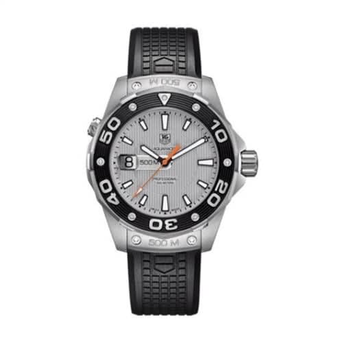 TAG Heuer Aquaracer 500M Quartz 43 Stainless Steel / Grey / Rubber