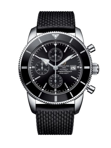 Breitling Superocean Heritage II 46 Chronograph Stainless Steel / Black / Black / Rubber / Folding