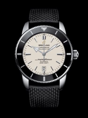 Breitling Superocean Heritage II 46 Stainless Steel / Black / Silver / Rubber / Folding