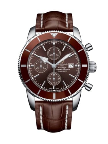 Breitling Superocean Heritage II 46 Chronograph Stainless Steel / Bronze / Bronze / Croco / Pin