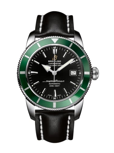 Breitling Superocean Heritage 42 Stainless Steel / Green / Volcano Black / Calf